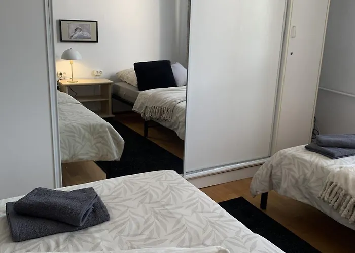 Wielki Blekit Z Salonem I Dwiema Sypialniami Apartment Gizycko